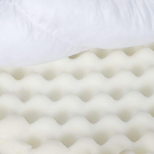 Pawz M Size Orthopedic Dog Bed with Sherpa Plush Removable Cover White - Image 6