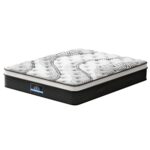 Giselle Bedding 32cm Mattress Euro Top Bed Pocket Spring Medium Firm Super King