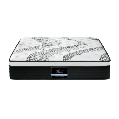 Giselle Bedding 32cm Mattress Euro Top Bed Pocket Spring Medium Firm Super King - Image 3