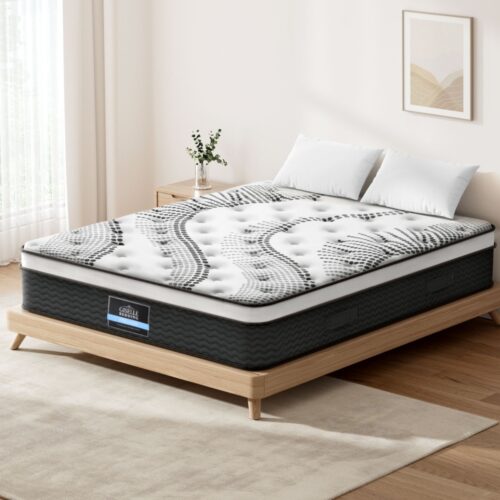 Giselle Bedding 32cm Mattress Euro Top Bed Pocket Spring Medium Firm Super King - Image 7