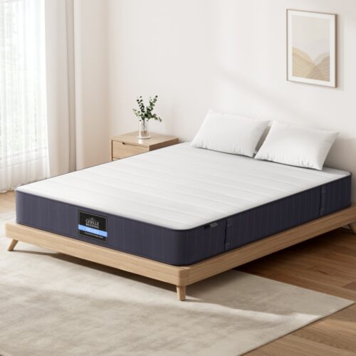Giselle Bedding 20cm Mattress Double Bed Pocket Spring Mattresses Foam 7.0 Firm - Image 7