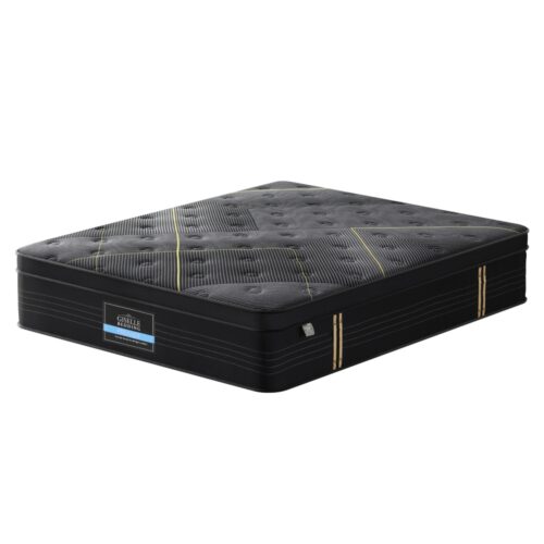 Giselle Bedding 35cm Mattress Double Bamboo Pocket Spring Euro Top Medium Firm - Image 3