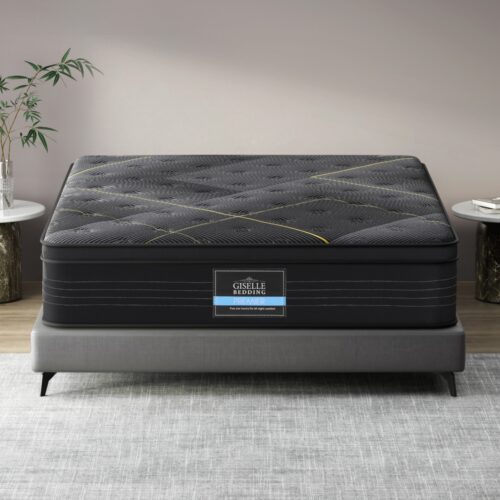Giselle Bedding 35cm Mattress King Bamboo Pocket Spring Euro Top Medium Firm - Image 7