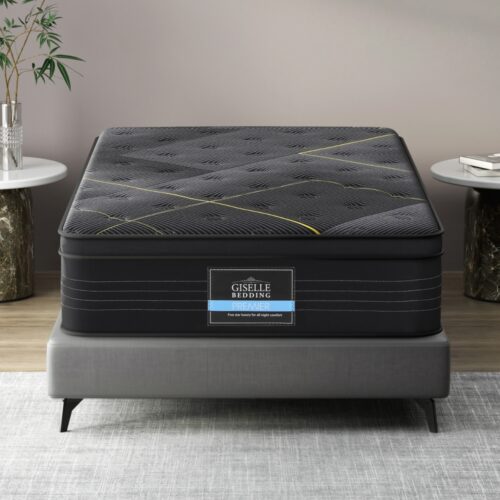 Giselle Bedding 35cm Mattress KS Size Bamboo Pocket Spring Euro Top Medium Firm - Image 7