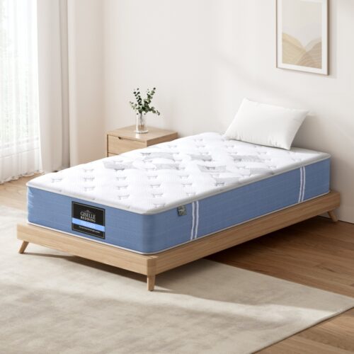 Giselle Bedding 25cm Mattress KS Size Pocket Spring Mattresses Foam Medium Firm - Image 7