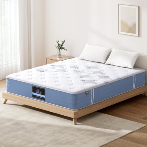 Giselle Bedding 25cm Mattress Queen Bed Pocket Spring Mattresses Medium Firm - Image 7