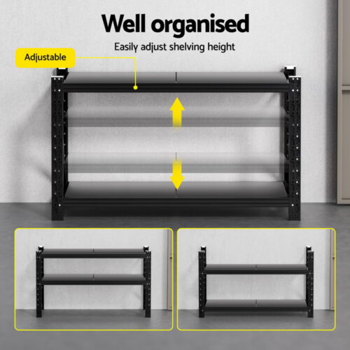 Giantz 1.5Mx0.9M Warehouse Shelving Garage Rack - Image 5