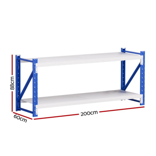 Giantz 2Mx0.9M Warehouse Shelving Garage Rack - Image 2
