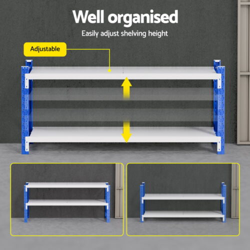 Giantz 2Mx0.9M Warehouse Shelving Garage Rack - Image 5