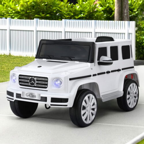 Kids Ride On Car Licensed G500 Electric Toys Horn Remote 12V White - Image 7