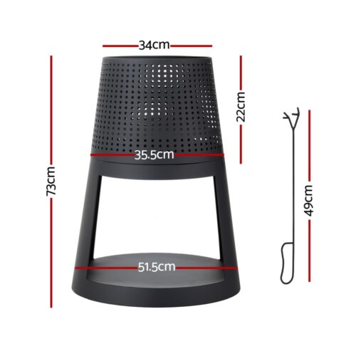 Grillz Fire Pit Deep Bowl Iron Outdoor Fireplace - Image 2