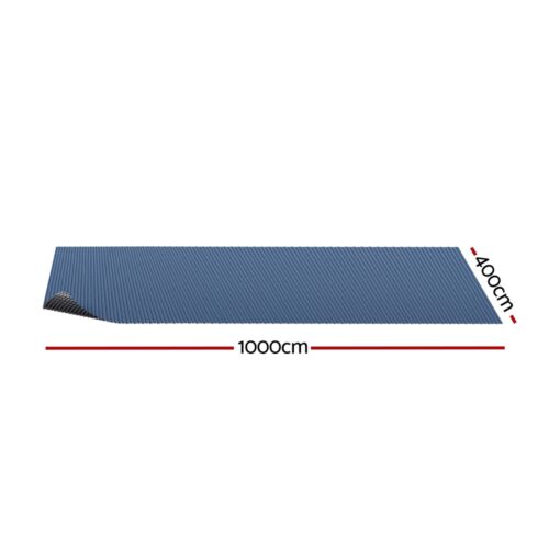 Aqua Buddy Pool Cover 10x4m 600 Micron Swimming Pool Solar Blanket Blue Black - Image 2