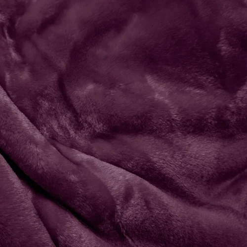 Laura Hill XL Double-Sided Oversized Faux Mink Blanket 305x305cm Purple - Image 9