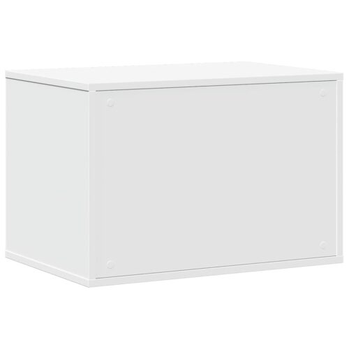 Cat Litter Box Enclosure White 60x40x40cm Engineered Wood - Image 7