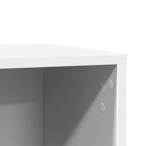Cat Litter Box Enclosure White 60x40x40cm Engineered Wood - Image 9