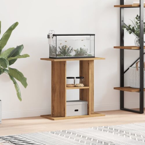 Aquarium Stand Artisan Oak 60x30x60cm Engineered Wood