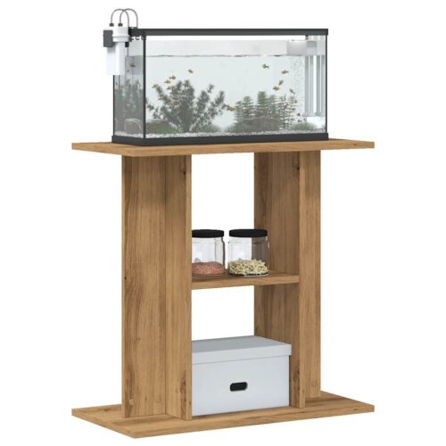 Aquarium Stand Artisan Oak 60x30x60cm Engineered Wood - Image 3
