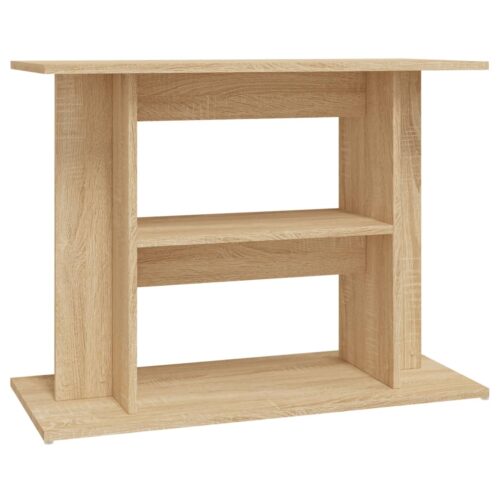Aquarium Stand Sonoma Oak 80x35x60cm Engineered Wood