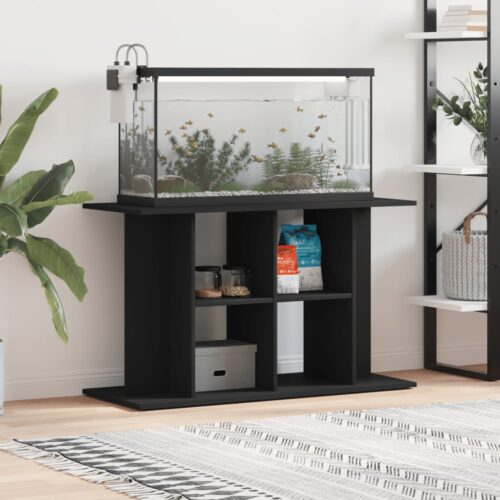 Aquarium Stand Black 100x40x60cm Engineered Wood - Image 10