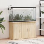 Aquarium Stand Sonoma Oak 101x41x58cm Engineered Wood