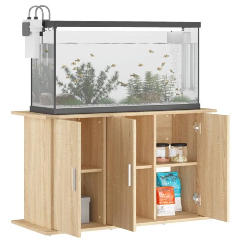 Aquarium Stand Sonoma Oak 101x41x58cm Engineered Wood - Image 3