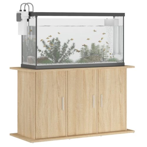 Aquarium Stand Sonoma Oak 101x41x58cm Engineered Wood - Image 4