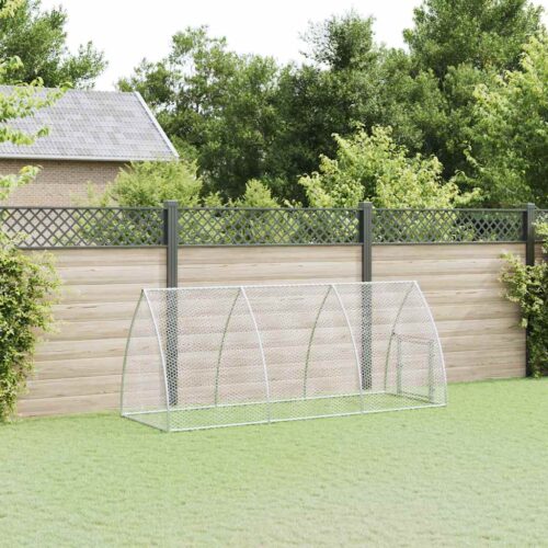 Chicken Cage Silver 300x105x120cm Galvanised Steel - Image 3