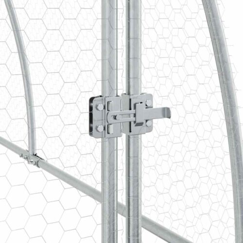 Chicken Cage Silver 300x105x120cm Galvanised Steel - Image 9