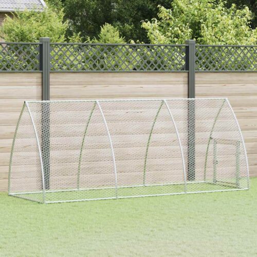 Chicken Cage Silver 300x105x120cm Galvanised Steel - Image 12