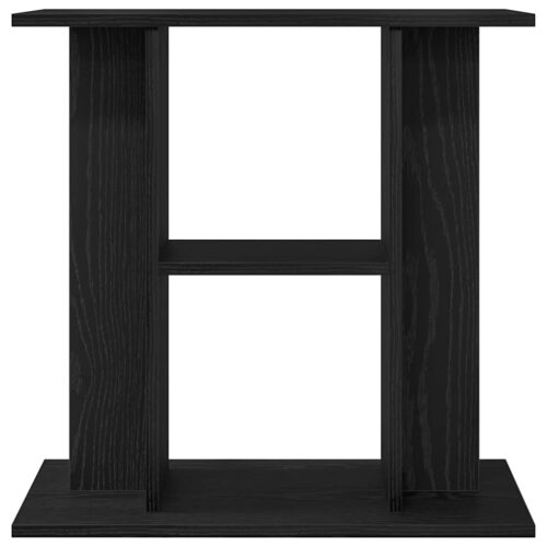 Aquarium Stand Black Oak 60x30x60cm Engineered Wood - Image 5