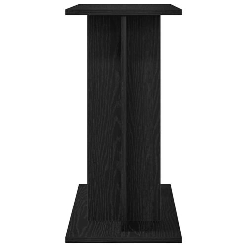 Aquarium Stand Black Oak 60x30x60cm Engineered Wood - Image 6