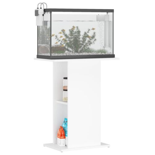 Aquarium Stand White 60.5x36x72.5cm Engineered Wood - Image 3