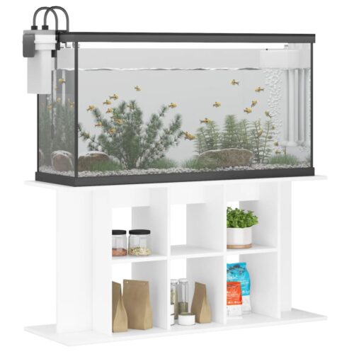 Aquarium Stand White 120x40x60cm Engineered Wood - Image 3
