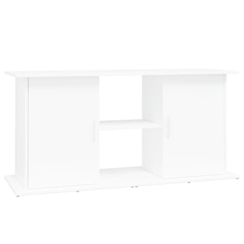 Aquarium Stand White 121x41x58cm Engineered Wood - Image 2