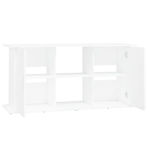 Aquarium Stand White 121x41x58cm Engineered Wood - Image 6