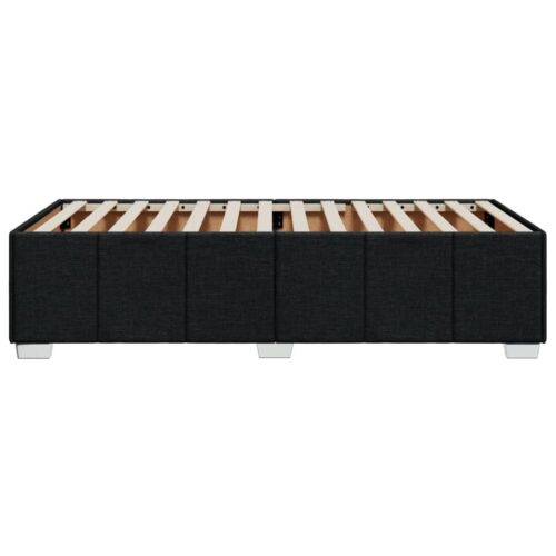 Bed Frame Black 90x190cm Fabric - Image 5