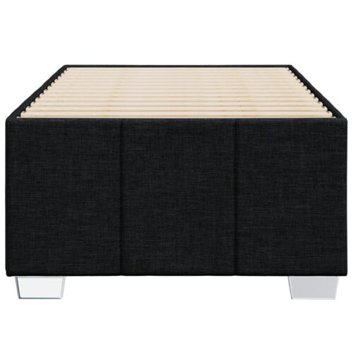 Bed Frame Black 90x190cm Fabric - Image 4