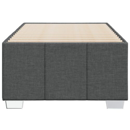 Bed Frame Dark Grey 90x190cm Fabric - Image 4