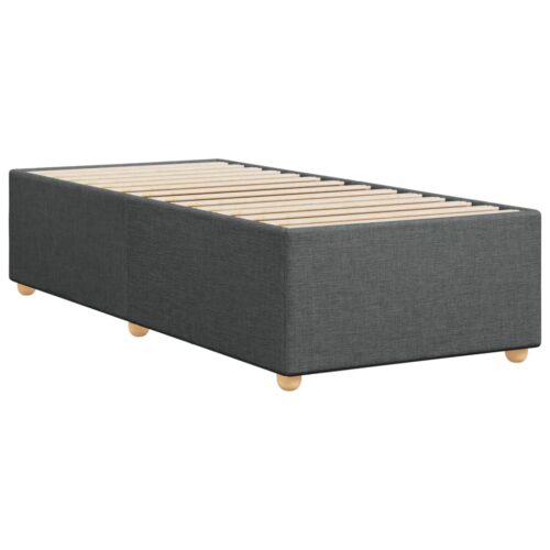 Bed Frame Dark Grey King Single Fabric - Image 6