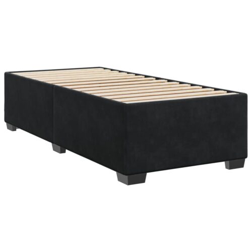 Bed Frame Black King Single Velvet - Image 3
