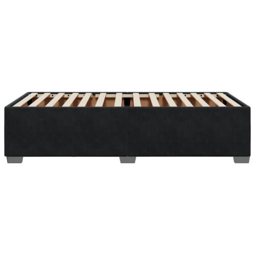 Bed Frame Black King Single Velvet - Image 5