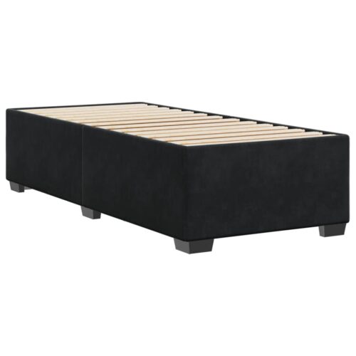 Bed Frame Black King Single Velvet - Image 6