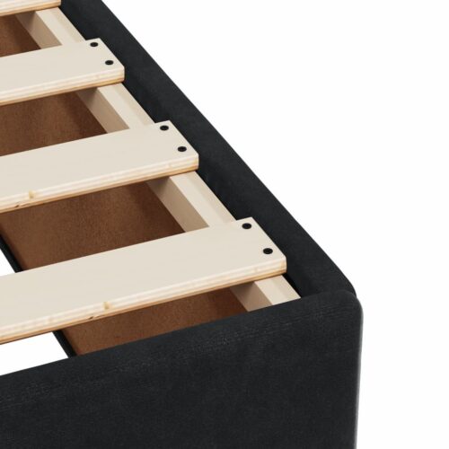 Bed Frame Black King Single Velvet - Image 7