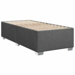 Bed Frame Dark Grey King Single Fabric