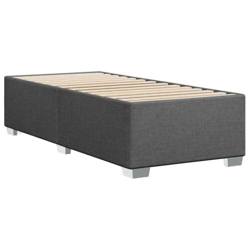 Bed Frame Dark Grey King Single Fabric - Image 6