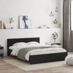 Bed Frame Black 150x200cm