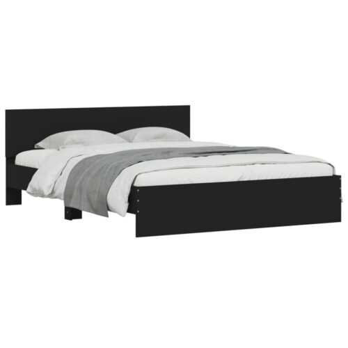 Bed Frame Black 150x200cm - Image 3