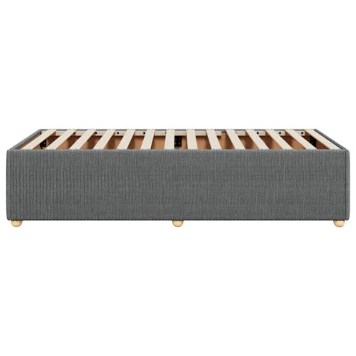 Bed Frame Dark Grey King Single Fabric - Image 5
