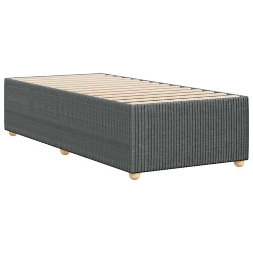 Bed Frame Dark Grey King Single Fabric - Image 6