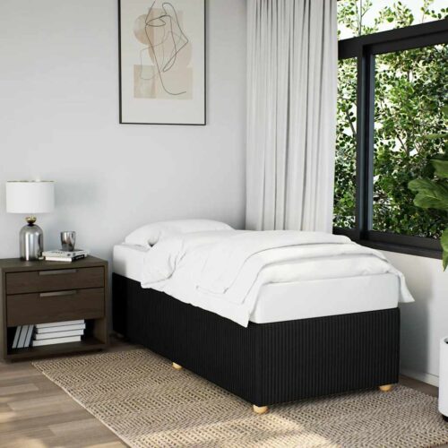 Bed Frame Black King Single Fabric - Image 10